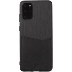 Valenta Card Slot Samsung Galaxy S20 Plus Hoesje Echt Leer Backcover met Pasjeshouder - Zwart