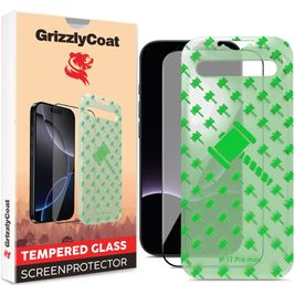 GrizzlyCoat Easy Align iPhone 17 Glazen Screenprotector - Case Friendly + Installatie Frame