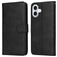 Mobigear Wallet iPhone 17 Hoesje Bookcase Portemonnee - Zwart