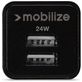 Mobilize Dual USB Oplader 24W - Zwart