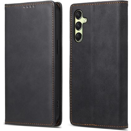 Mobigear Wallet Samsung Galaxy A17 Hoesje Bookcase Portemonnee - Zwart