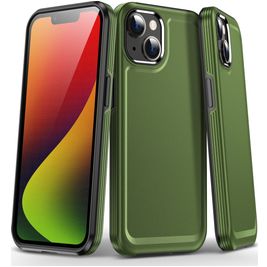 Mobigear Slim Armor iPhone 15 Plus Hoesje Hardcase Backcover Shockproof - Groen