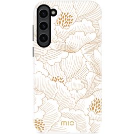 MIO Samsung Galaxy S23 MagSafe Hoesje Hardcase Backcover - White Roses