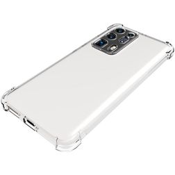 Mobigear Cushion Doorzichtig Huawei P40 Pro Plus Hoesje Flexibel TPU Backcover Shockproof - Transparant
