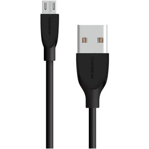 Mobiparts USB-A naar Micro USB Kabel 1 Meter - Zwart