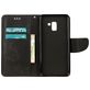 Mobigear Butterfly Samsung Galaxy A8 (2018) Hoesje Bookcase Portemonnee - Zwart