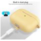 Mobigear Classic Apple AirPods 3 Hoesje Flexibel Siliconen - Geel