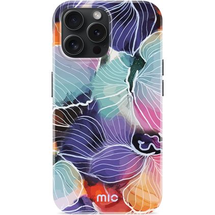 MIO iPhone 15 Pro MagSafe Hoesje Hardcase Backcover - Flowers