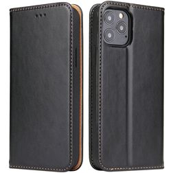 Fierre Shann Art iPhone 12 Pro Max Hoesje Bookcase Portemonnee - Zwart
