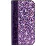 Mobigear Croco Glitter Motorola One Power Hoesje Bookcase Portemonnee - Paars