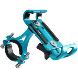 Mobigear Alloy Fixing Telefoonhouder Fiets / Motor Fietsstuur Bevestiging Klem Universeel - Blauw