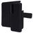 Mobiparts Samsung Galaxy S26 Hoesje Echt Leer Uitneembare 2in1 Bookcase Portemonnee - Zwart