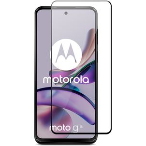 Mobigear Premium Motorola Moto G13 Glazen Screenprotector - Case Friendly - Zwart