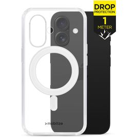 Mobilize Naked Protection Doorzichtig iPhone 16 MagSafe Hoesje Hardcase Backcover Shockproof - Transparant
