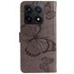 Mobigear Butterfly Xiaomi 14T Hoesje Bookcase Portemonnee - Grijs