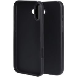 Mobiparts Classic iPhone 16 Plus Hoesje Flexibel TPU Backcover - Zwart