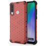 Mobigear Honeycomb Huawei Y6p Hoesje Hardcase Backcover Shockproof - Rood