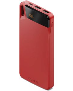Cygnett Boost 4 Triple USB / USB-C Powerbank 10.000 mAh 15W - Rood