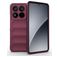 Mobigear Bumpy Xiaomi 15 Pro Hoesje Flexibel TPU Backcover - Bordeaux Rood