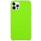 Mobigear Rubber Touch iPhone 15 Pro Siliconen Hoesje Backcover - Lime