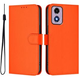 Mobigear Urban Wallet Motorola Moto E14 Hoesje Bookcase Portemonnee - Oranje
