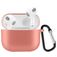 Mobigear Classic Apple AirPods 3 Hoesje Flexibel Siliconen - Oranje