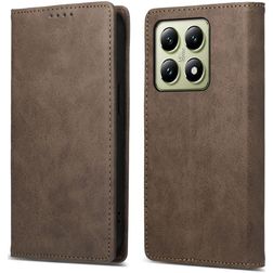 Mobigear Wallet Xiaomi 14T Hoesje Bookcase Portemonnee - Bruin