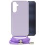 Mobilize Lanyard Gelly Samsung Galaxy A25 Flexibel TPU Hoesje met koord - Pastel Purple