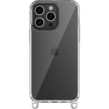 Mobigear Bungy iPhone 15 Pro Max Hoesje Hardcase Backcover - Zilver