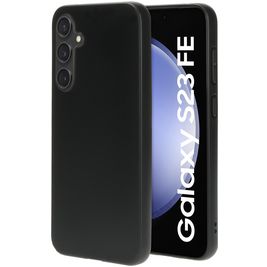Mobiparts Classic Samsung Galaxy S23 FE Hoesje Flexibel TPU Backcover - Matt Black