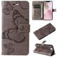 Mobigear Butterfly iPhone 16e Hoesje Bookcase Portemonnee - Grijs