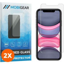 Mobigear iPhone XR Glazen Screenprotector - Case Friendly (2-Pack)