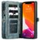 Caseme 008 iPhone 12 Pro Hoesje Uitneembare 2in1 Bookcase Portemonnee - Blauw