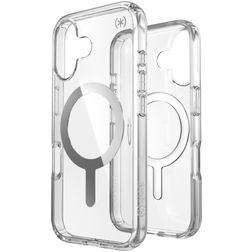 Speck Presidio Perfect Clear Doorzichtig iPhone 16 MagSafe Hoesje Hardcase Backcover Shockproof - Transparant