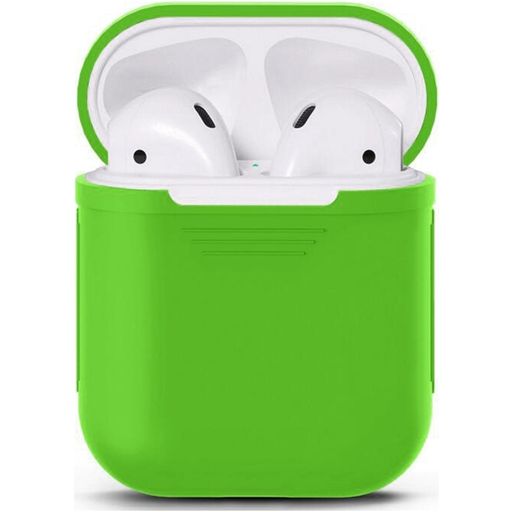 Mobigear Classic Apple AirPods 1 Hoesje Flexibel Siliconen - Groen
