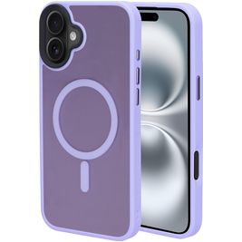 Mobiparts Hardcover iPhone 16 Plus MagSafe Hoesje Hardcase Backcover - Satin Lila
