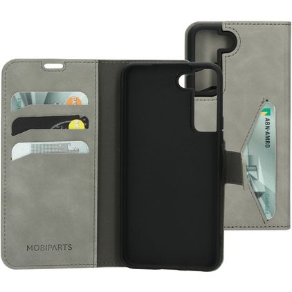 Mobiparts Classic Wallet Samsung Galaxy S22 Hoesje Bookcase Portemonnee - Granite Grey