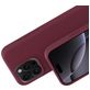 Mobiparts iPhone 16 Pro Max Siliconen Hoesje Backcover - Plum Red