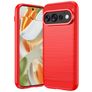 Mobigear Brushed Slim Google Pixel 11 Pro Hoesje Flexibel TPU Backcover - Rood