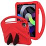 Mobigear AeroArmor iPad 11 (2025) Kinder Tablethoes met Handvat + Stylus Houder - Rood