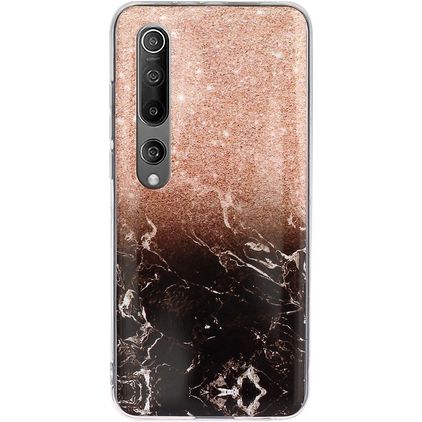 Mobigear Marble Xiaomi Mi 10 Hoesje Flexibel TPU Backcover - Kleurrijk
