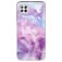 Mobigear Marble Huawei P40 Lite Hoesje Flexibel TPU Backcover - Paars