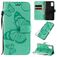 Mobigear Butterfly Samsung Galaxy A41 Hoesje Bookcase Portemonnee - Turquoise