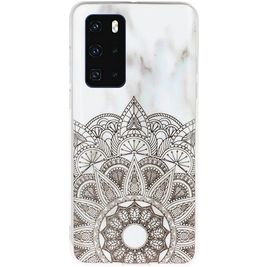 Mobigear Marble Huawei P40 Hoesje Flexibel TPU Backcover - Mandala