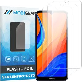 Mobigear Huawei Y6s Screenprotector Folie - Case Friendly (3-Pack)