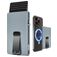 Valenta Cardprotector Clip Aluminium Pasjeshouder - 7 Pasjes - MagSafe Compatible - Blauw
