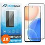 Mobigear Premium HONOR X8 Glazen Screenprotector - Case Friendly - Zwart (3-Pack)