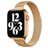 Mobigear Slim Loop Milanese Apple Watch Bandje Magneetsluiting - 42/41/40/38 mm - Goud