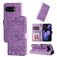 Mobigear Sunflower Google Pixel 9a Hoesje Bookcase Portemonnee - Paars