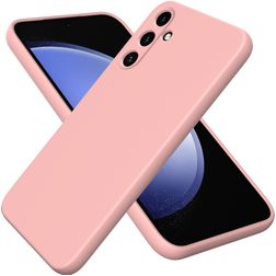 Mobigear Colors Samsung Galaxy A55 Siliconen Hoesje Backcover - Roze